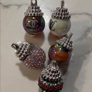 Elegant Multicolor Holiday Ornament Set